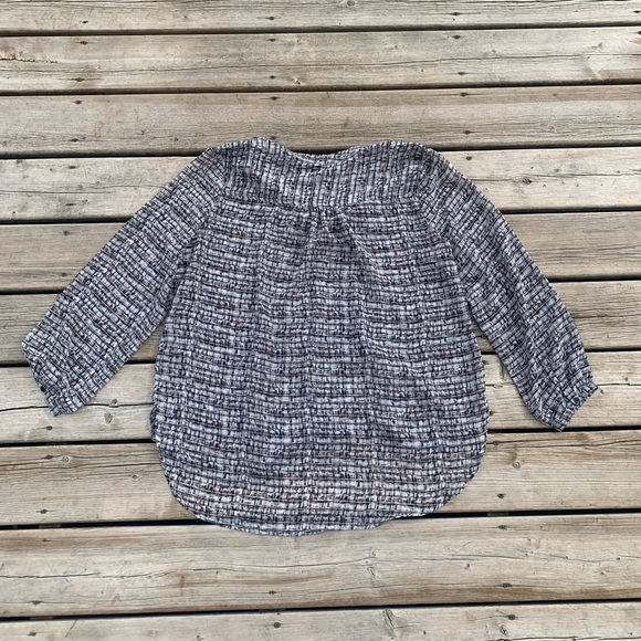 💛 George Black and White Geometric Blouse XL - Picture 2 of 6